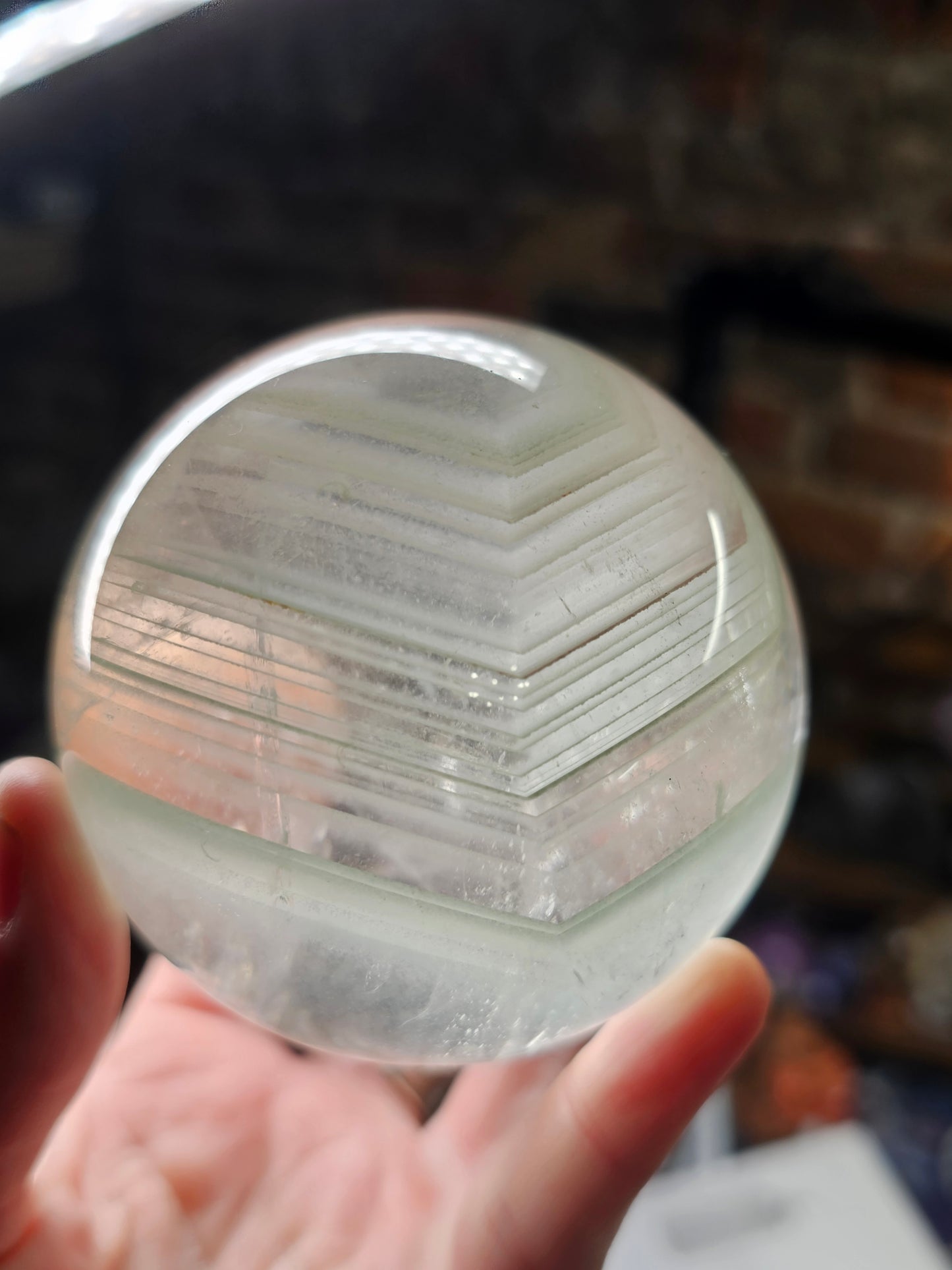 Chlorite Phantom Quartz Sphere