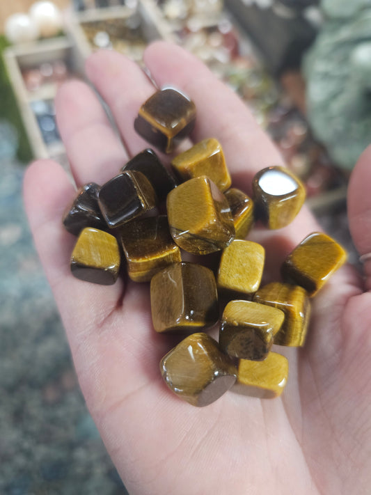 Mini Tigers Eye Cube