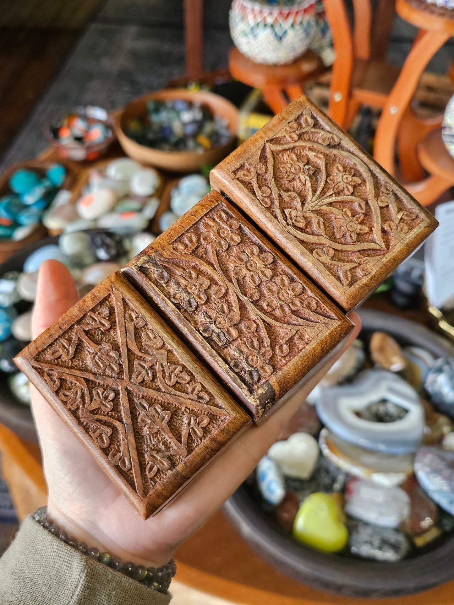 Carved Wooden Box