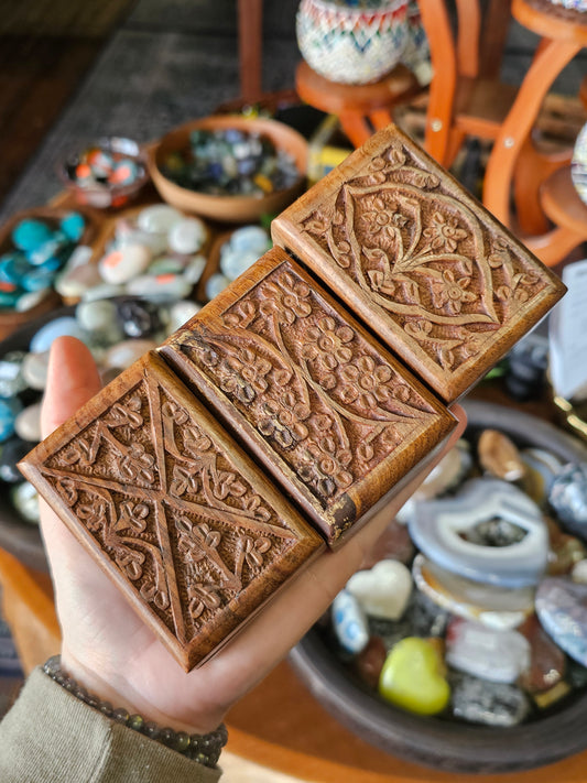 Carved Wooden Box