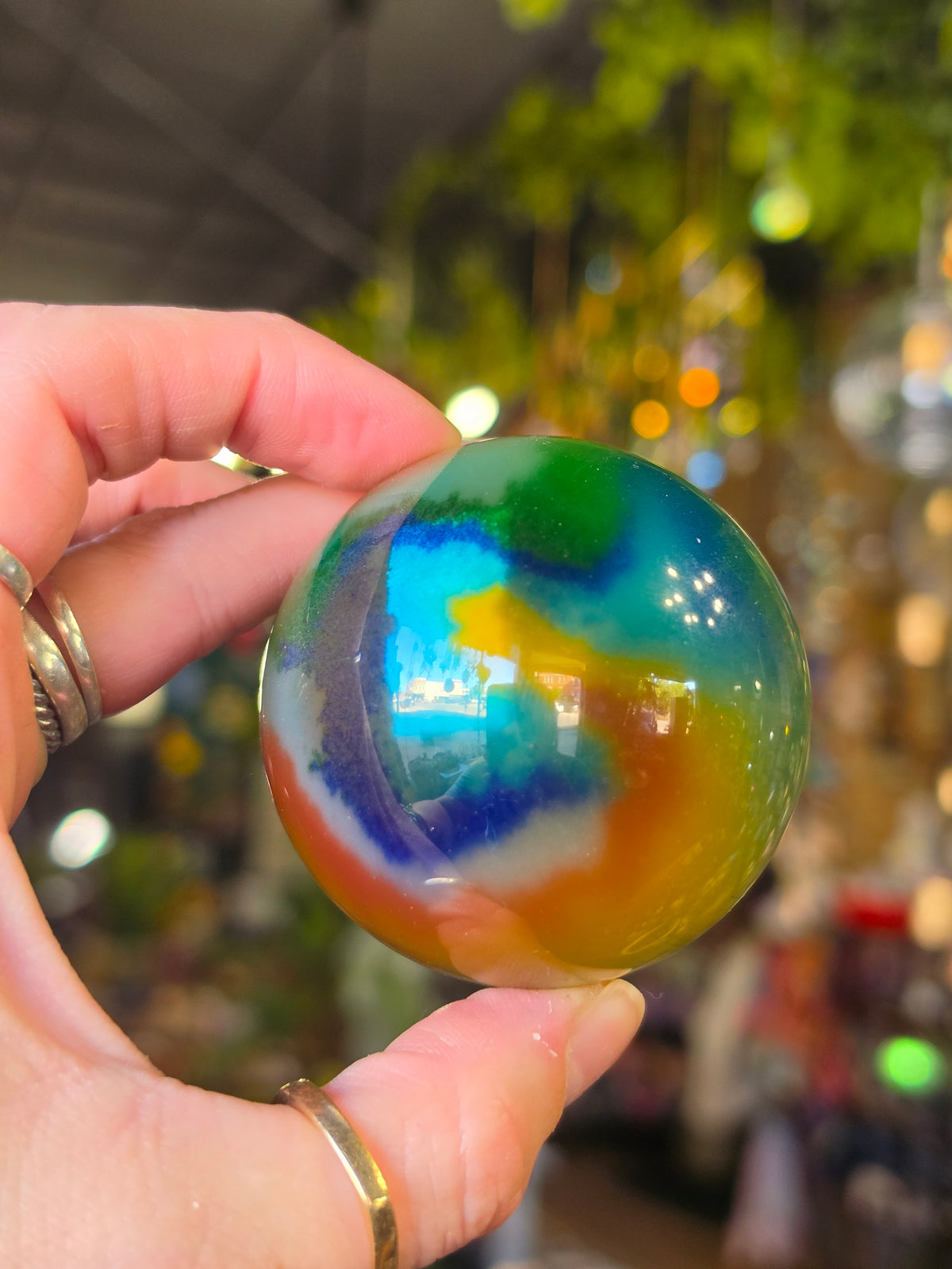 Synthetic Cats Eye Sphere
