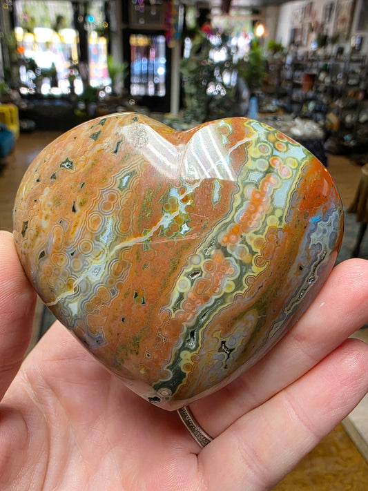 Veinless Ocean Jasper Palmstone