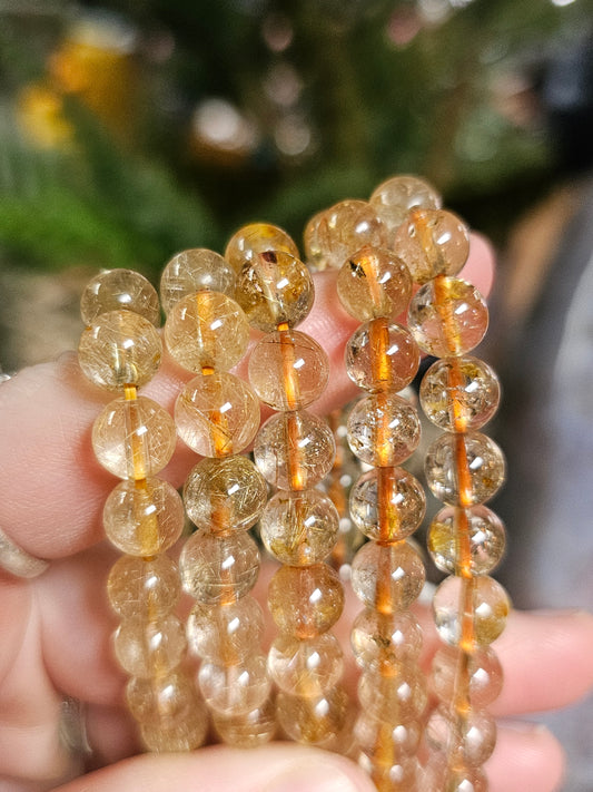 Rutilated Quartz Bracelet