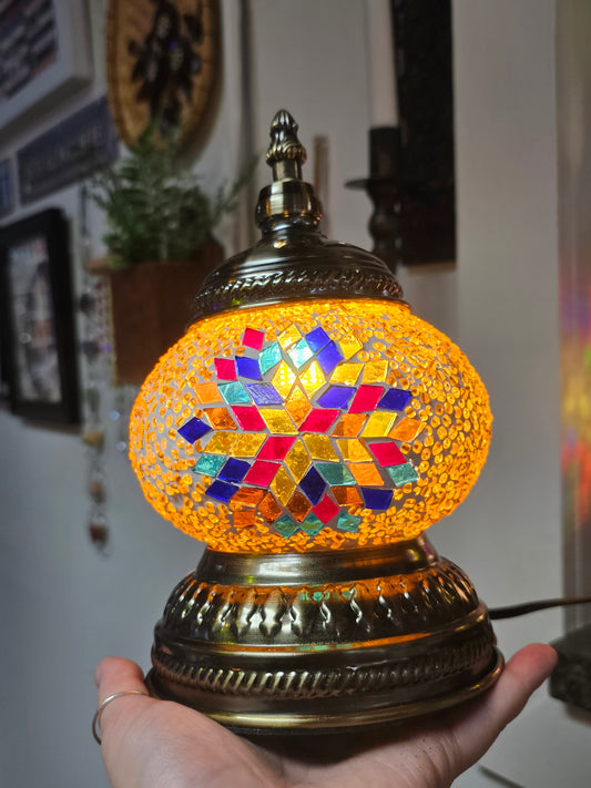 Small Mosaic Turkish Lamp