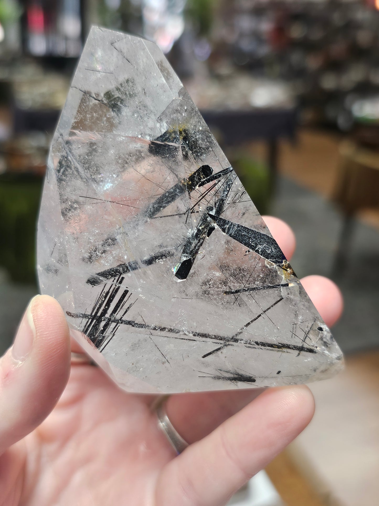 Tourmaline In Quartz Freeform