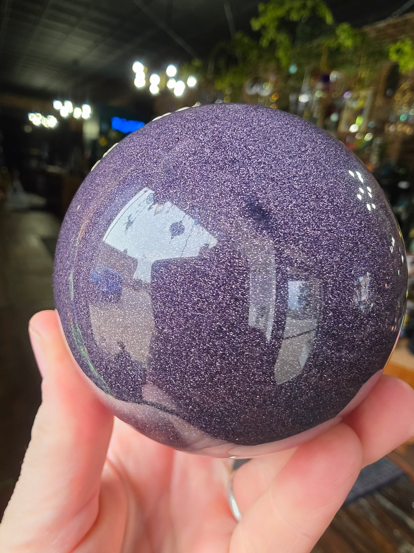 Blue Goldstone Sphere