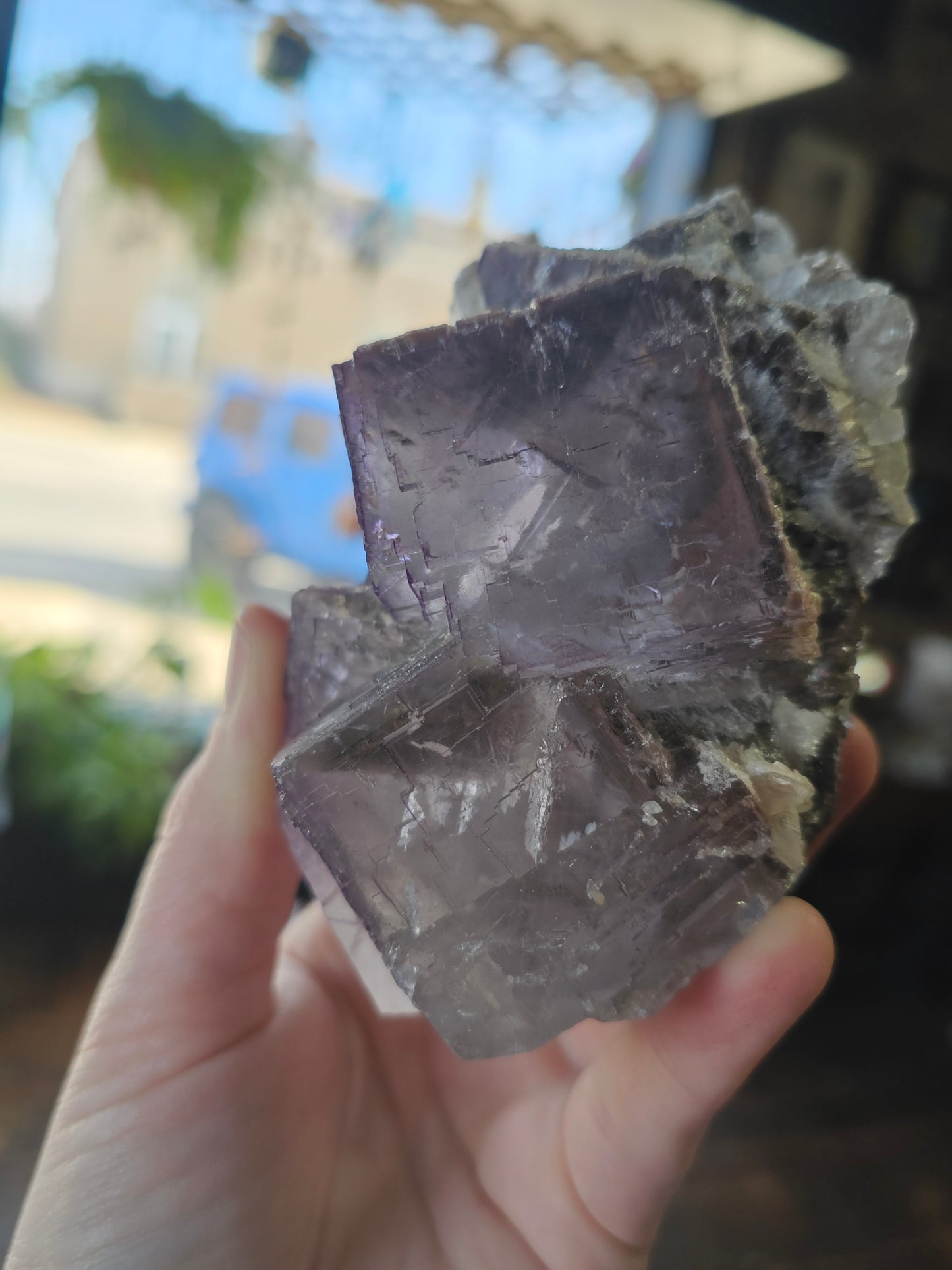 Purple Cubic Fluorite