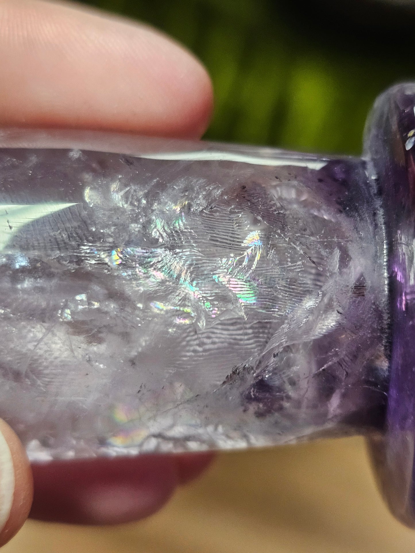 Amethyst Mushroom Carving