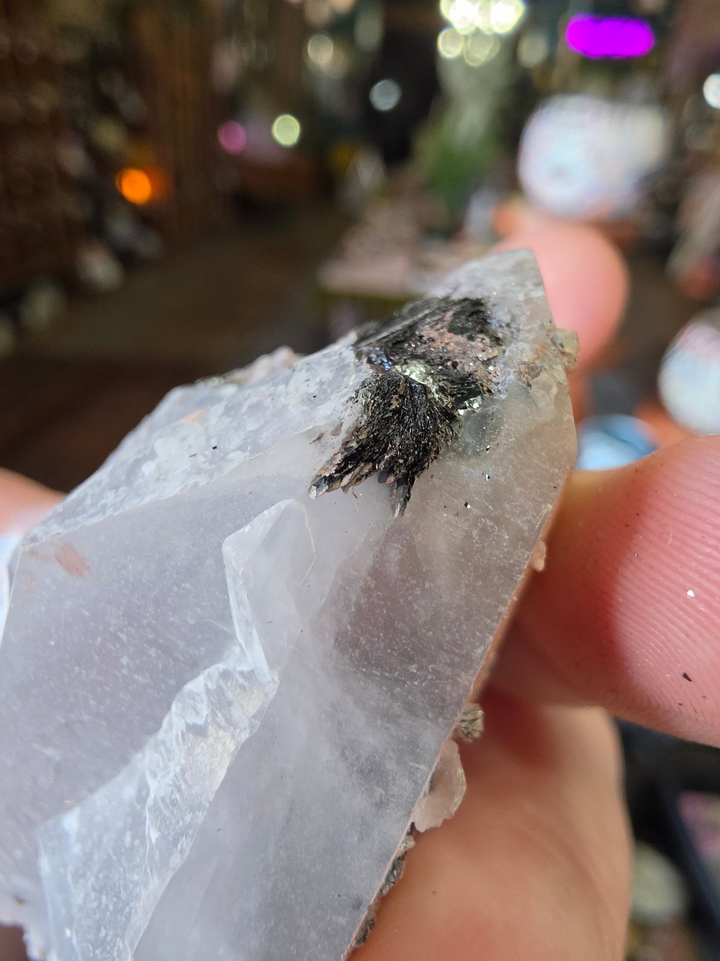 Specular Hematite On Quartz