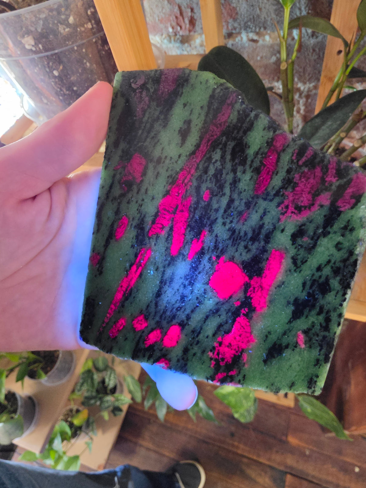 Ruby in Zoisite Slab