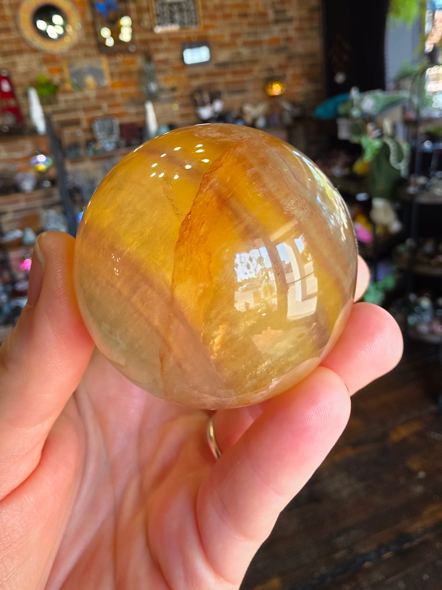 Candy Fluorite Sphere