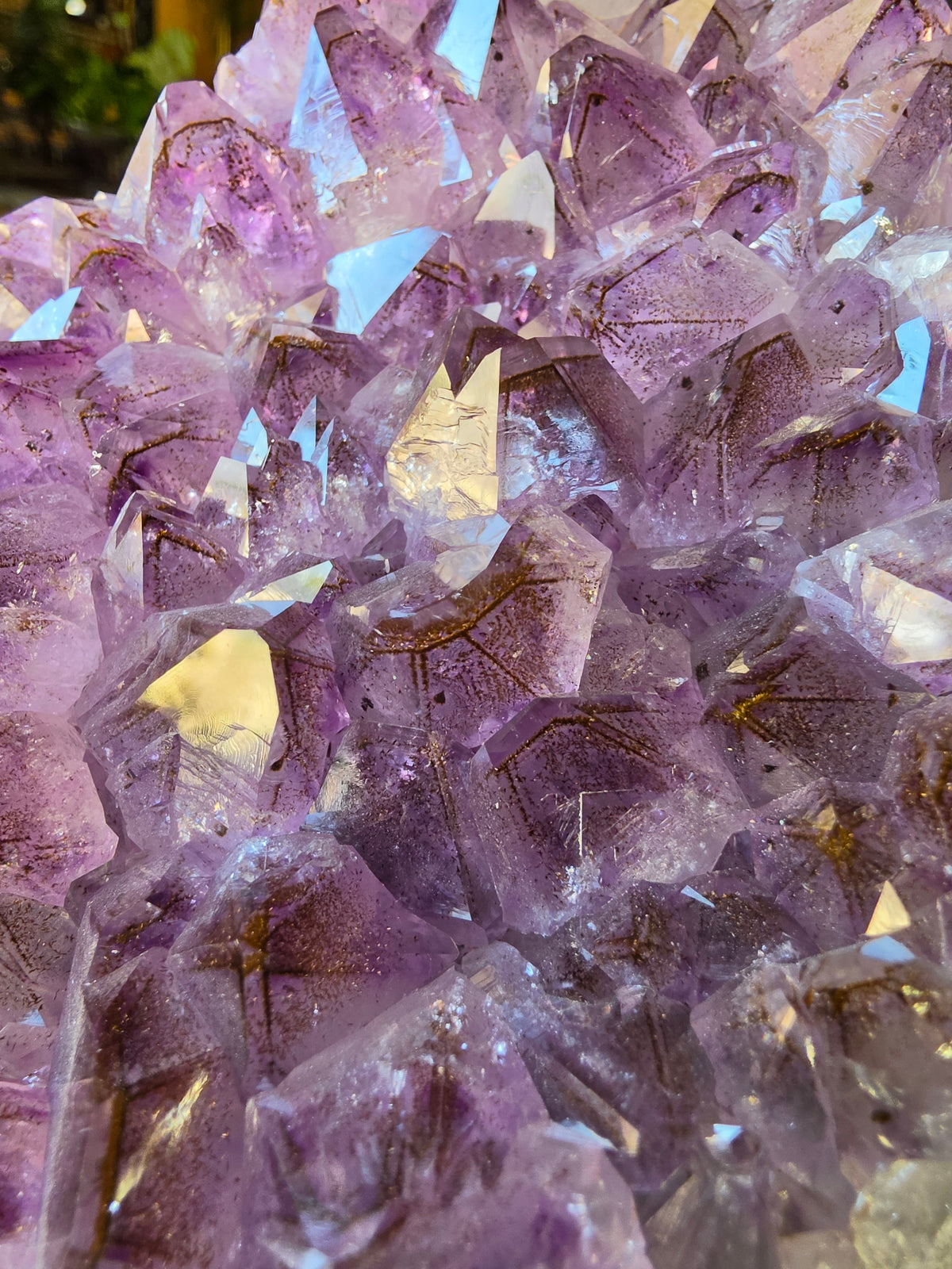 Included Amethyst Cluster