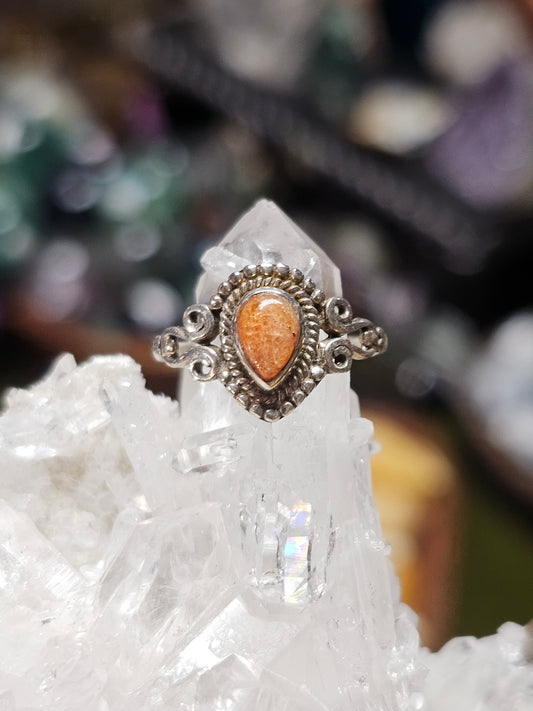 Size 7 Sunstone Ring