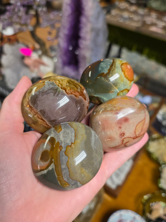 Polychrome Jasper Palmstone