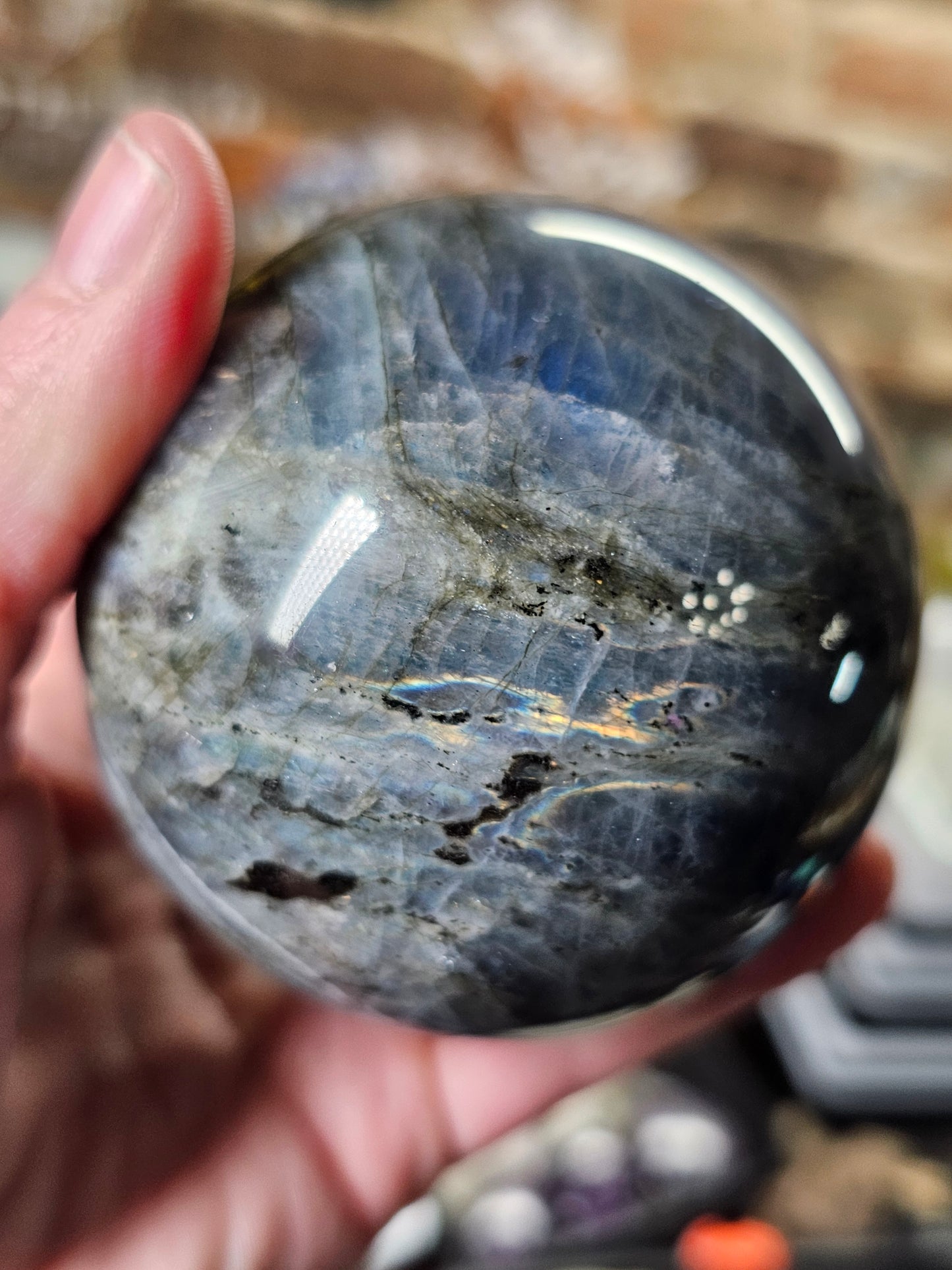 Sunset Labradorite Sphere