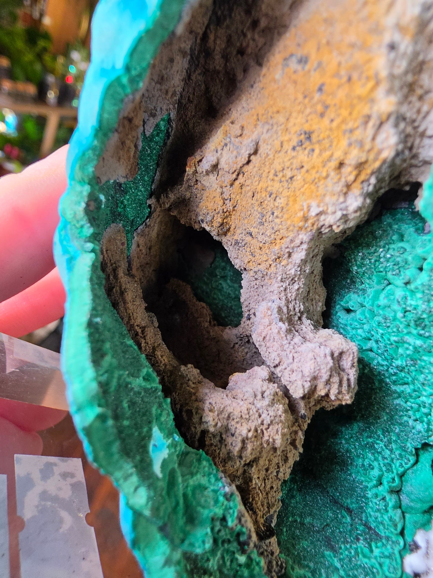Chrysocolla and Malachite Specimen