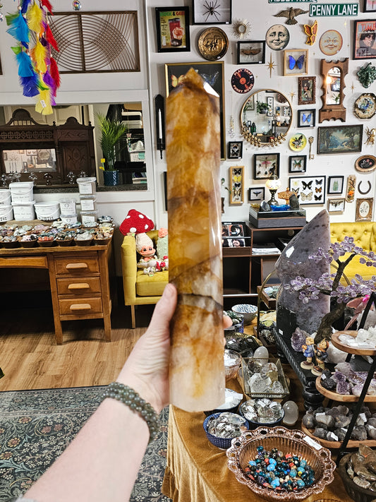 Golden Healer Quartz Tower