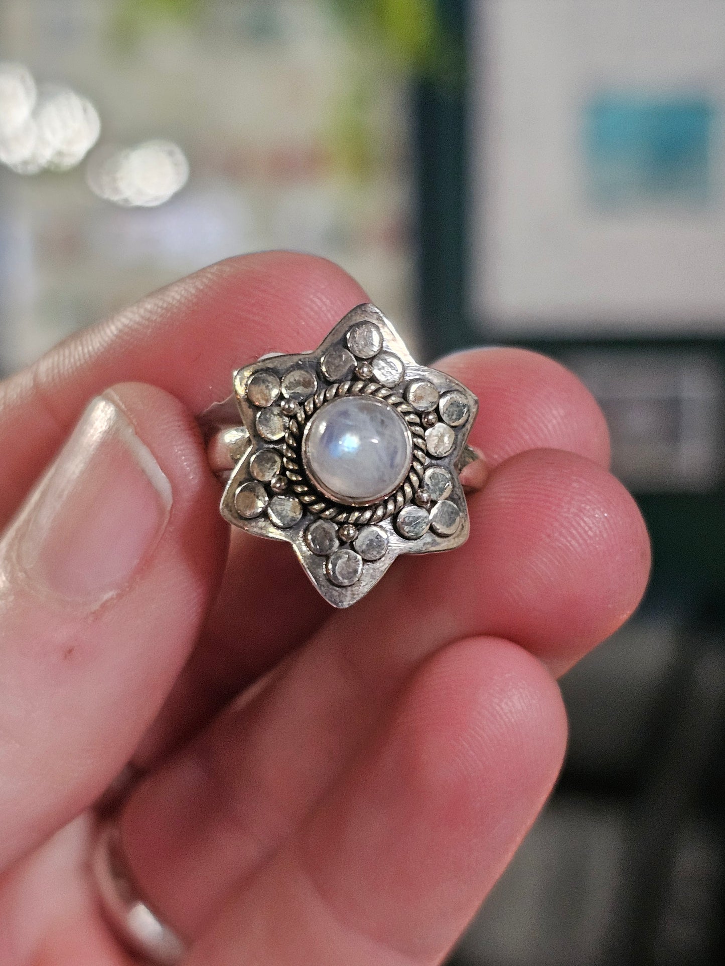 Size 6.5 Moonstone Ring