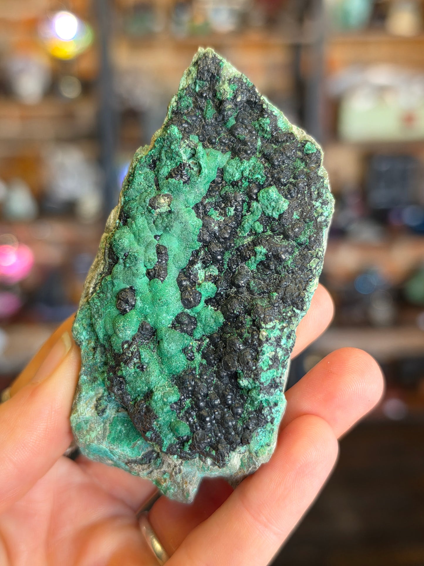 Heterogenite on Malchite