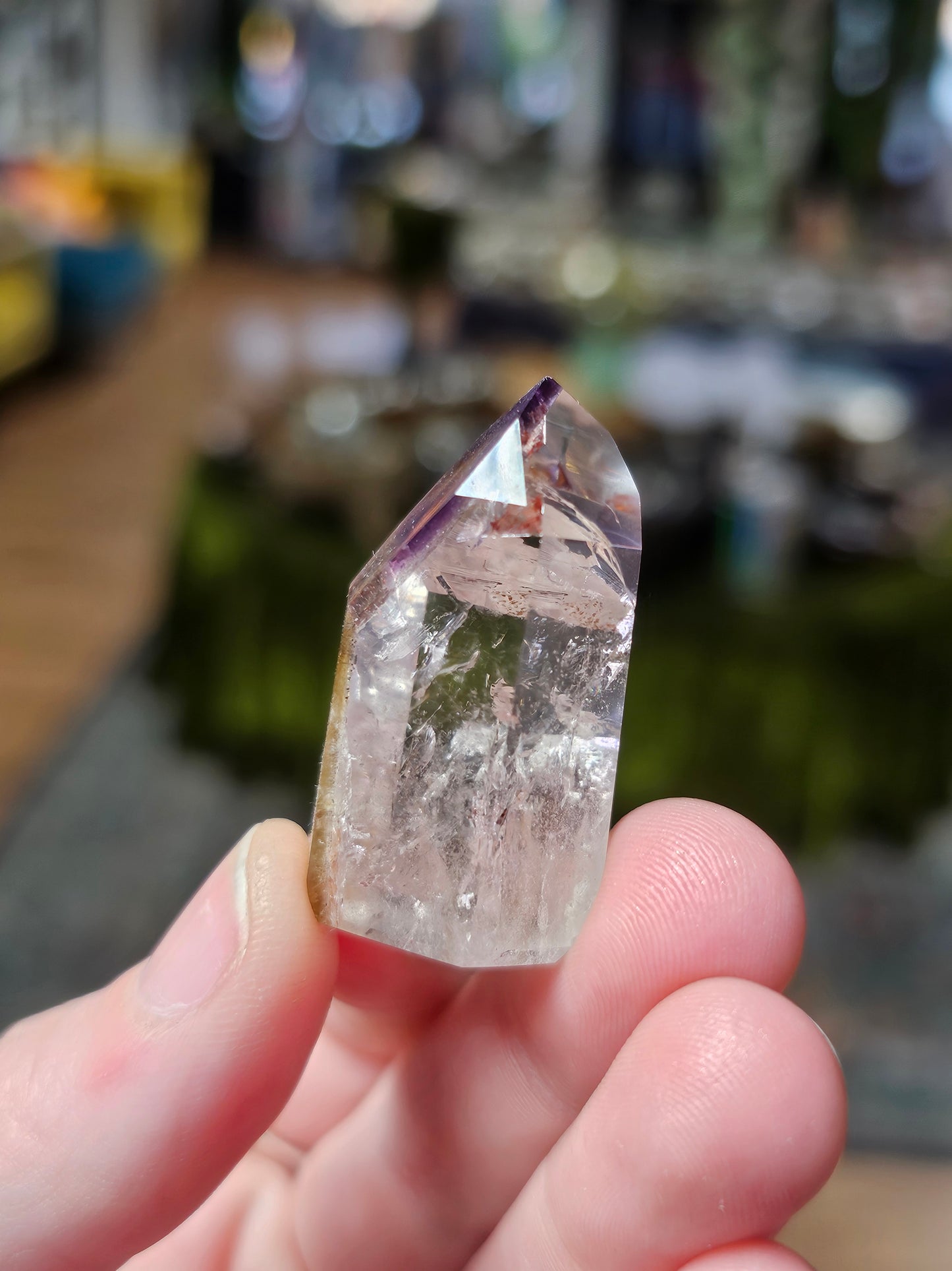 Dream Coated Amethyst Point