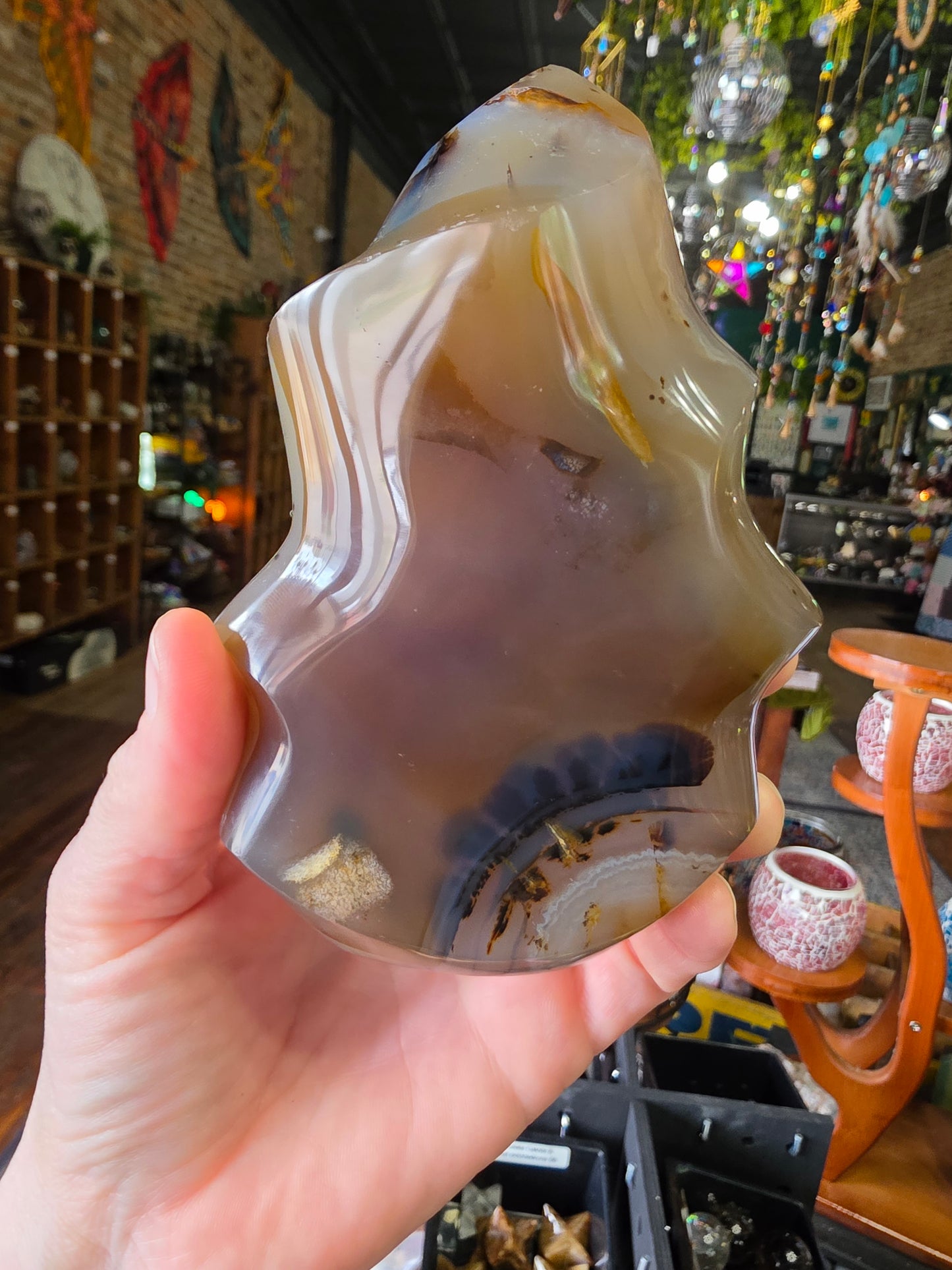 Dendritic Agate Flame