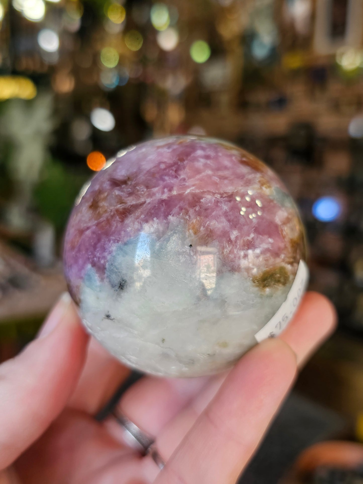 Pink Charoite with Blue Pectolite