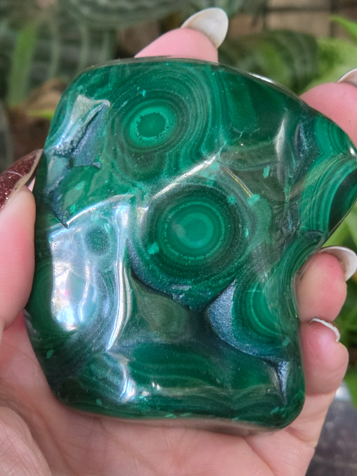 Polished Malachite Freeform