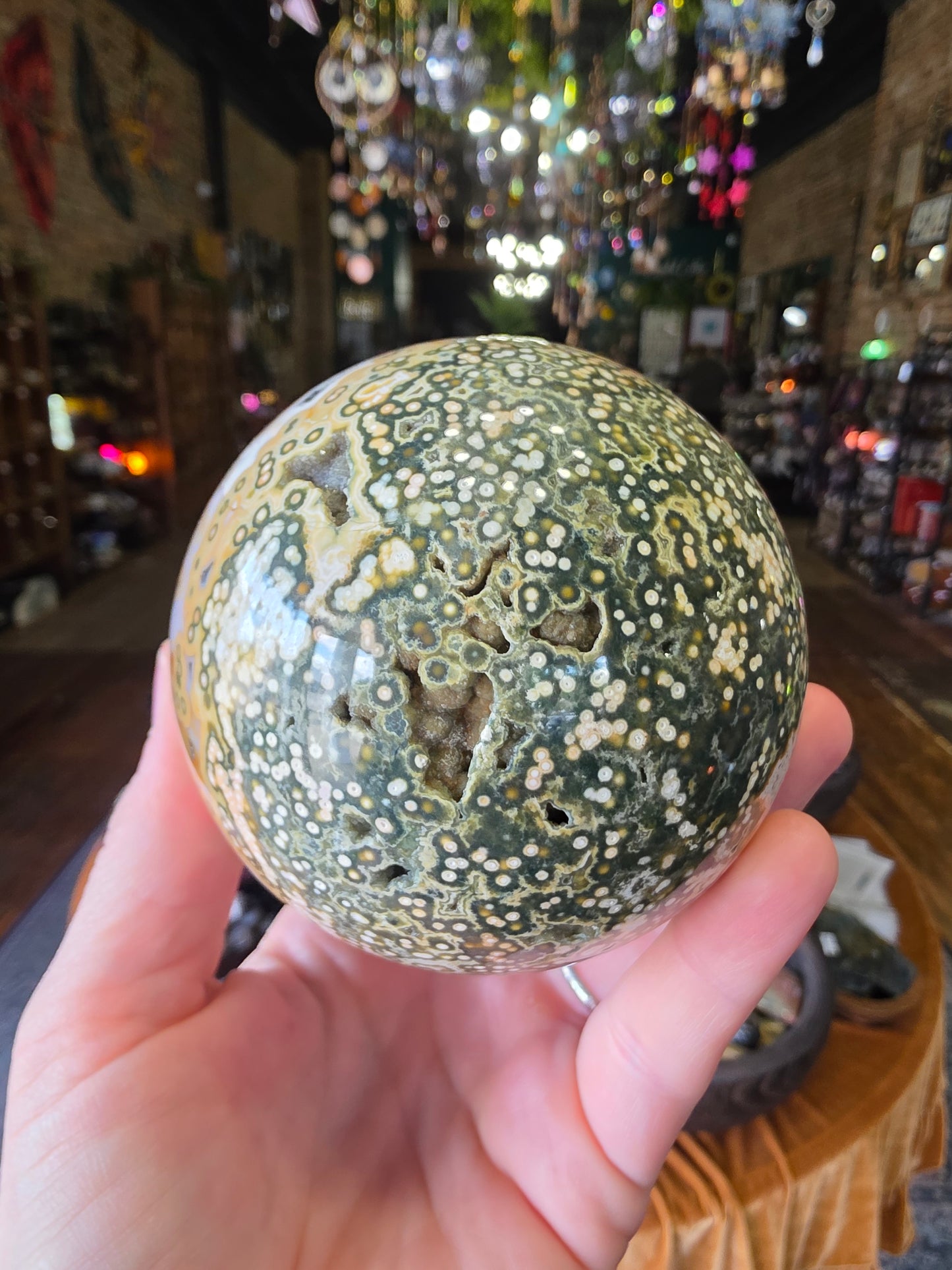 Ocean Jasper Sphere