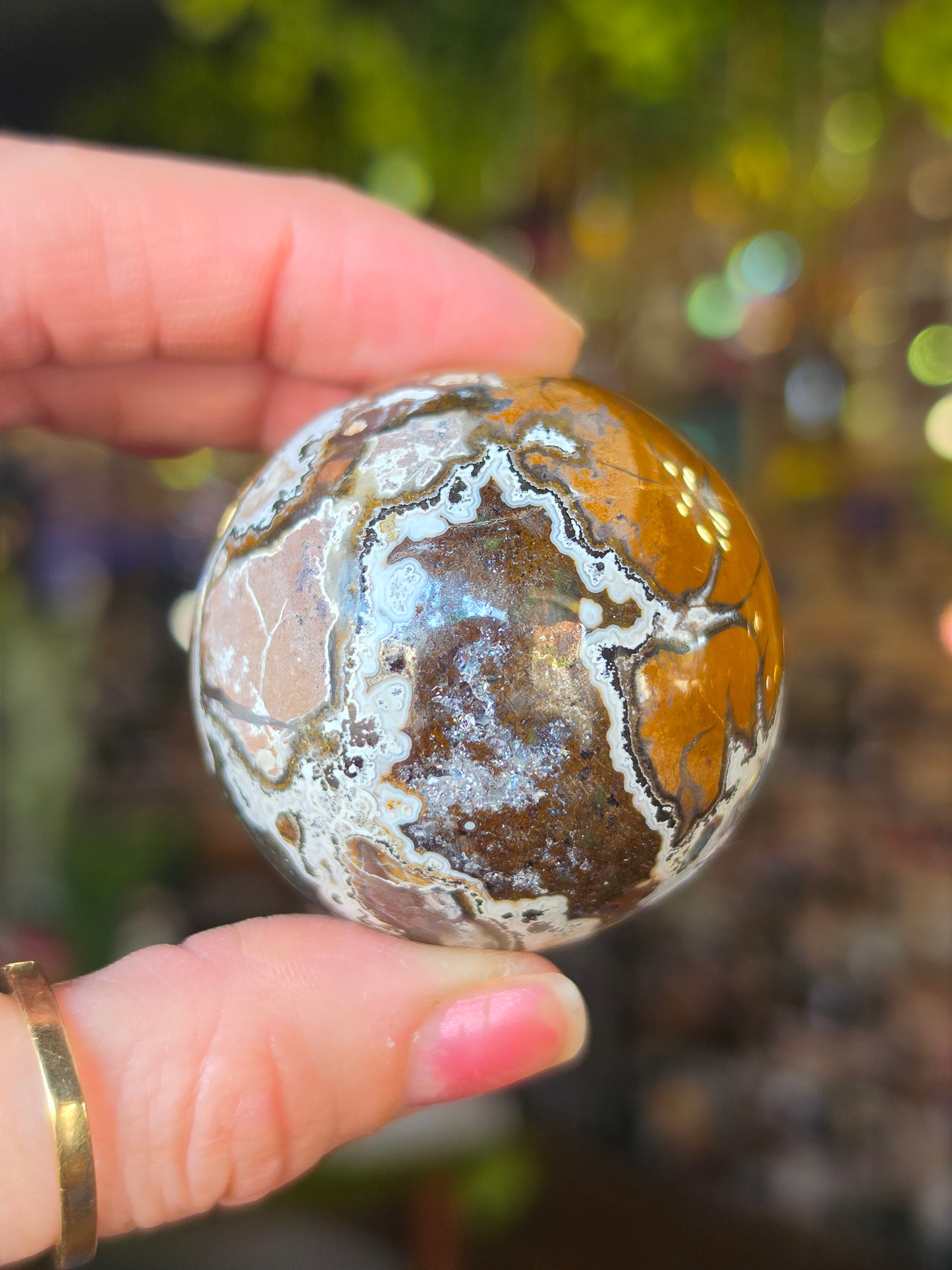 Cayon Jasper (Brecciated Jasp-Agate) Sphere