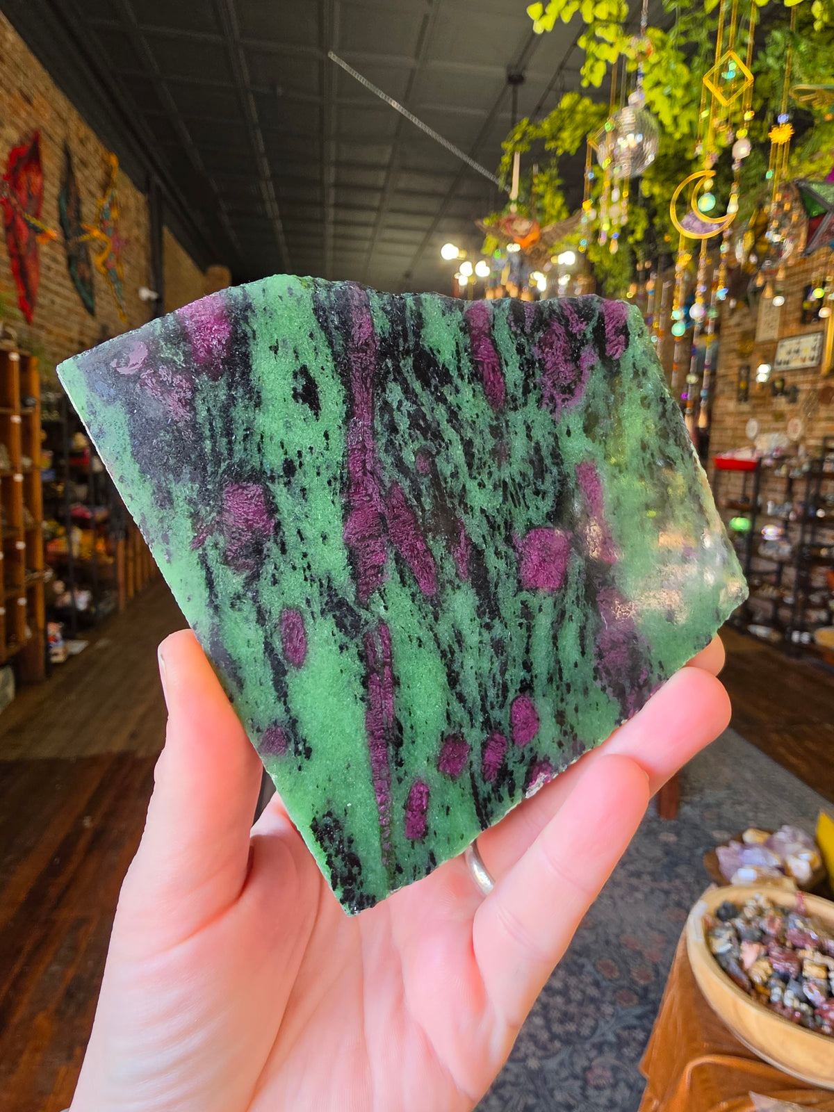 Ruby in Zoisite Slab