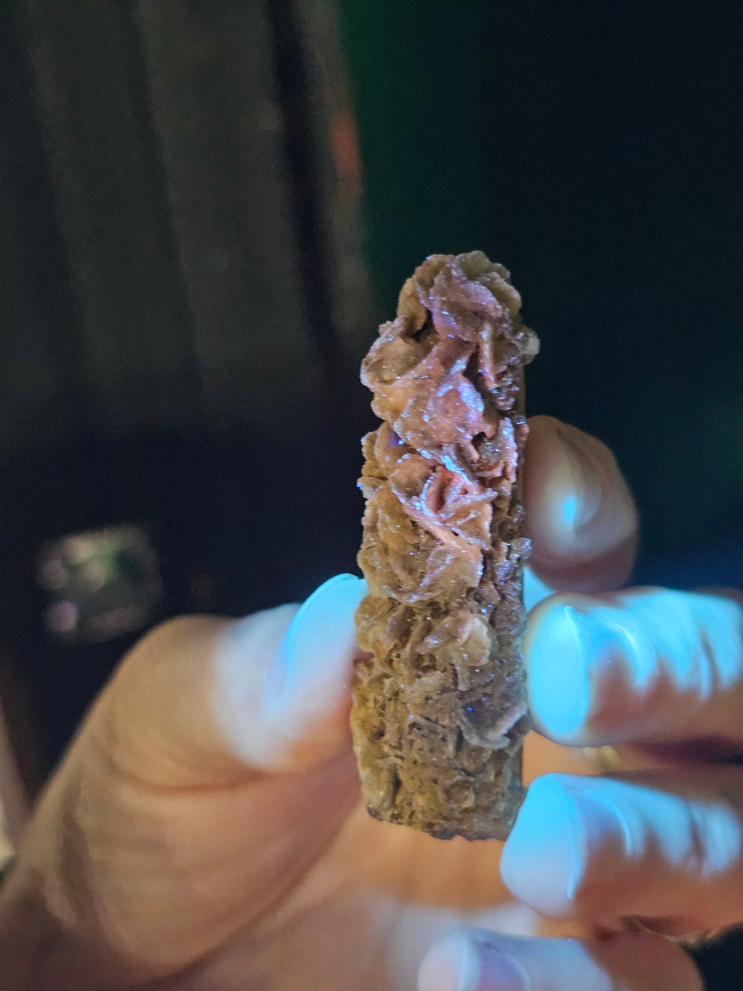 Calcite on Quartz