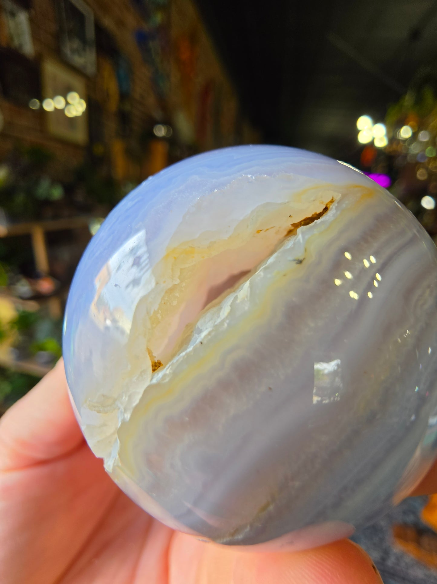 Blue Lace Agate Sphere
