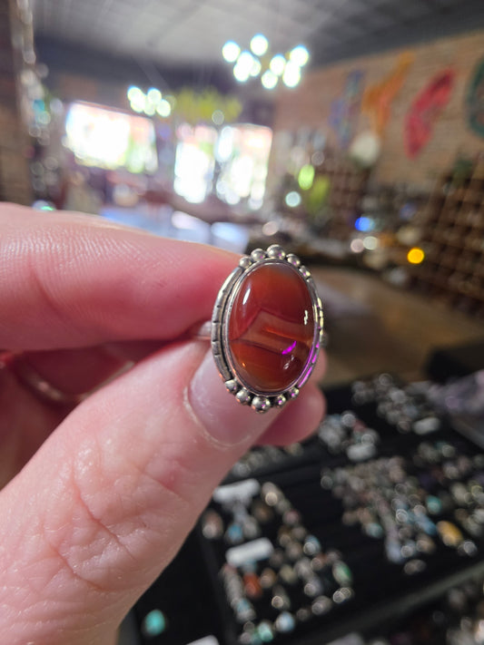 Carnelian Ring Size 5