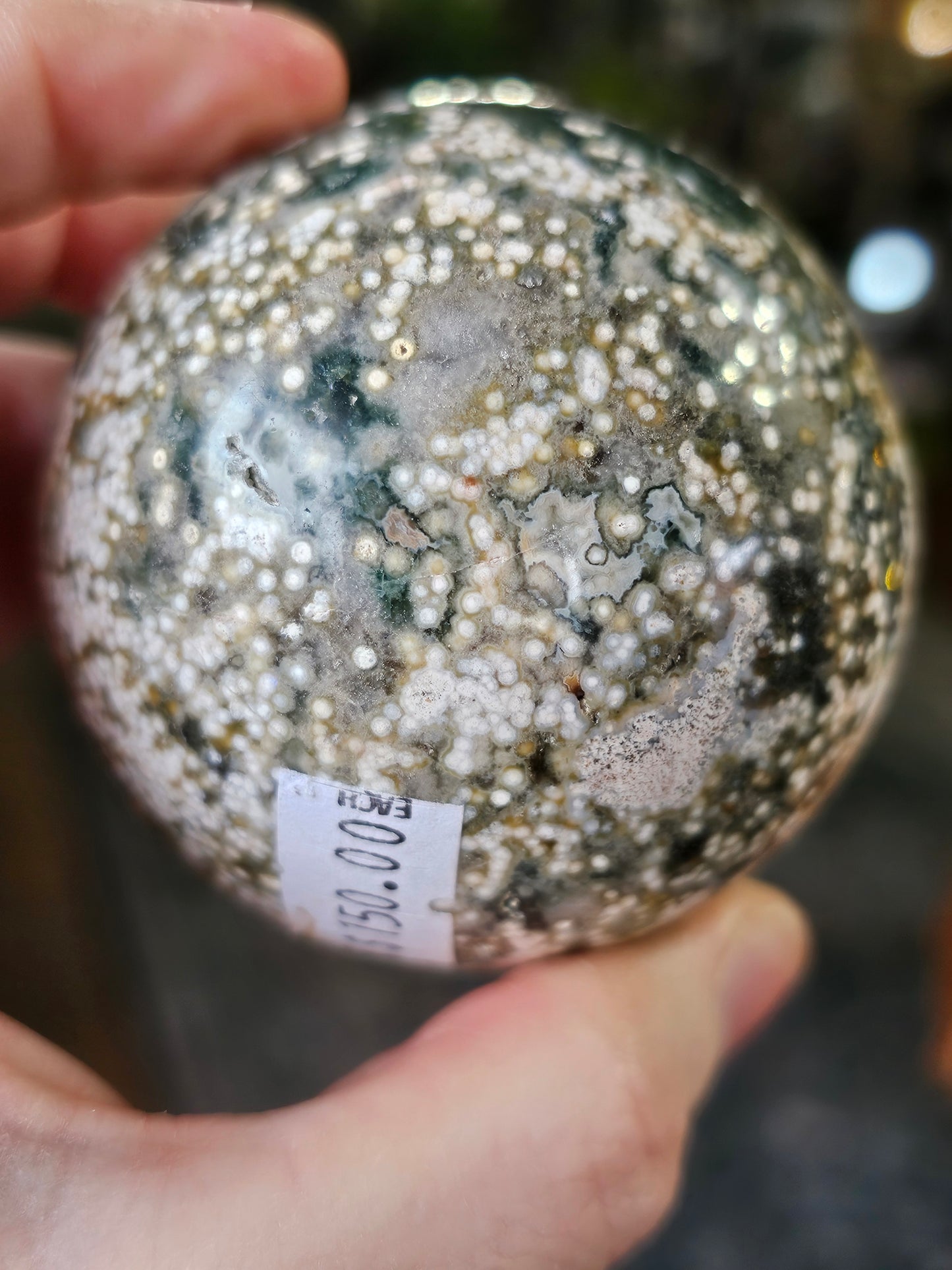 Druzy Ocean Jasper Sphere