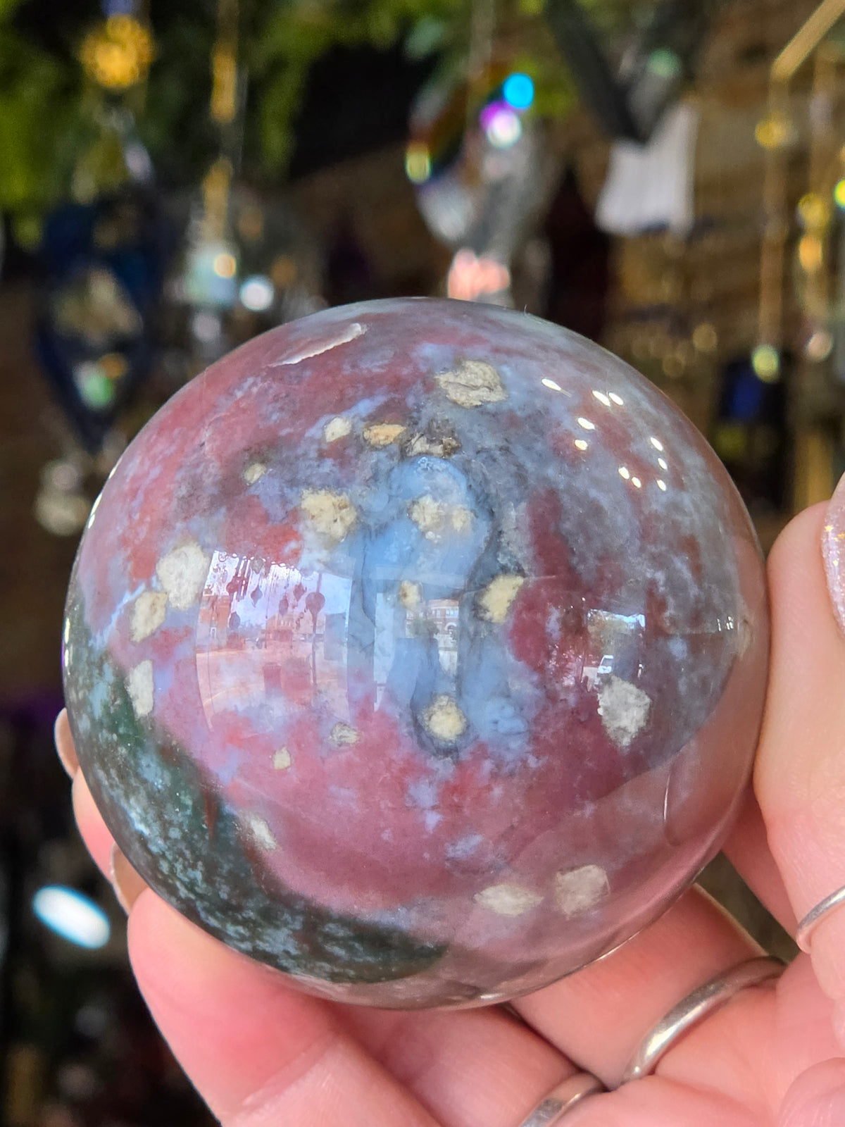 India Agate Sphere