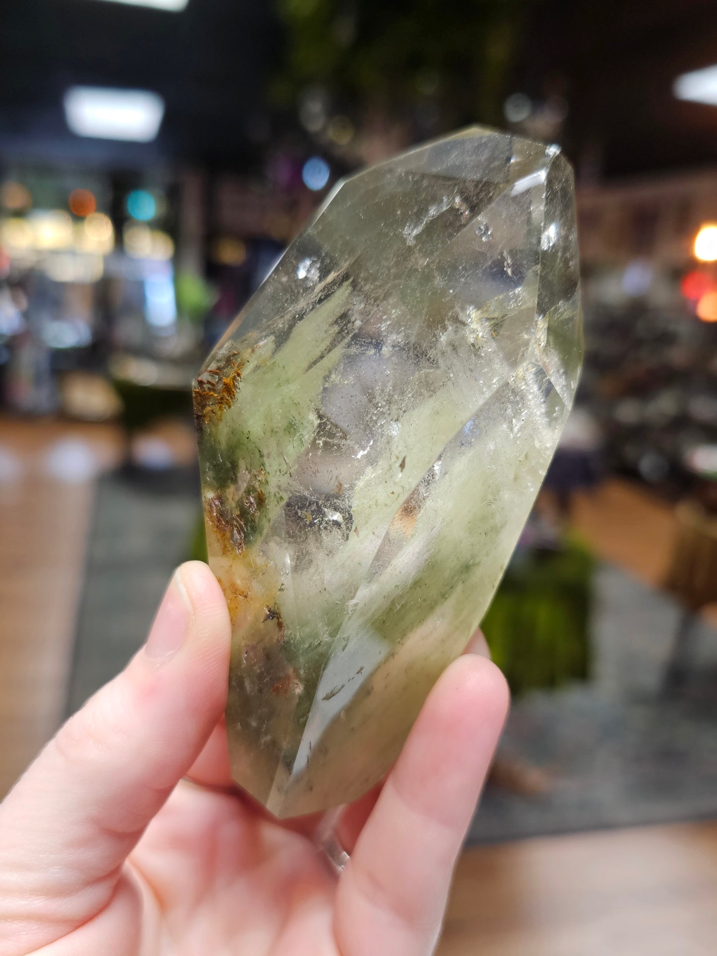 Chlorite Included Garden Quartz