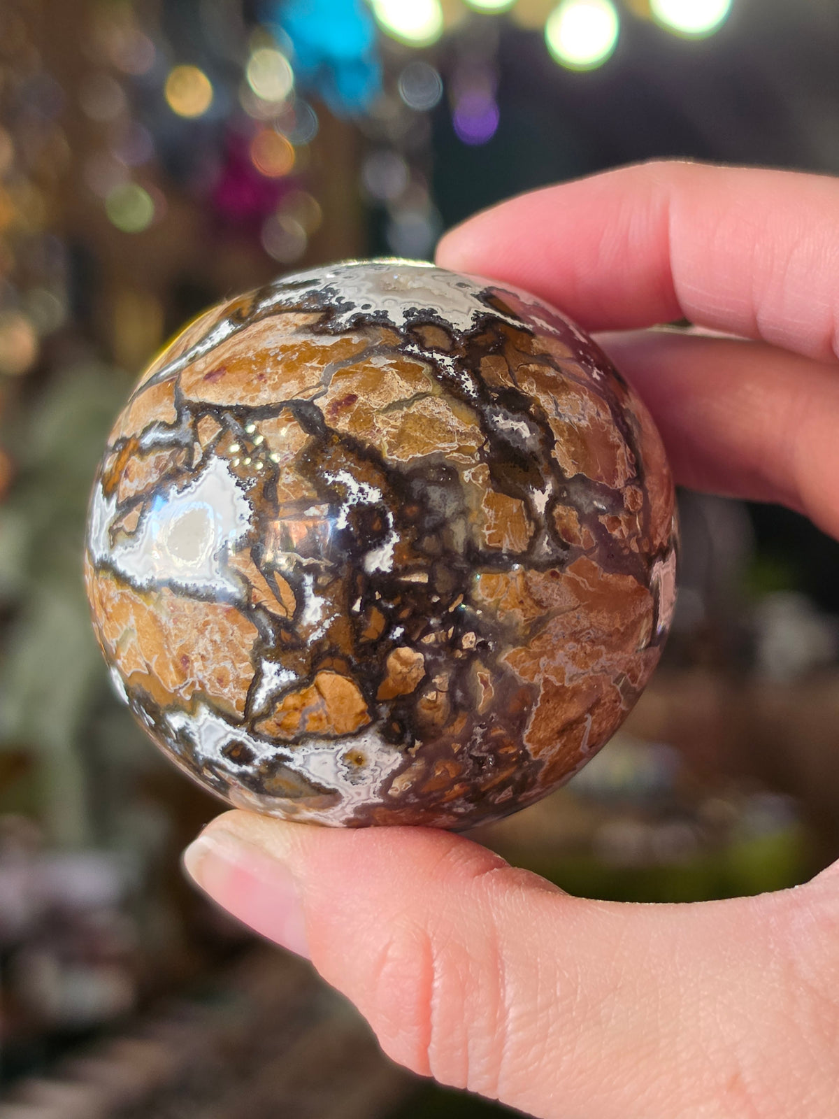 Canyon Jasper (Brecciated Jasper) Sphere