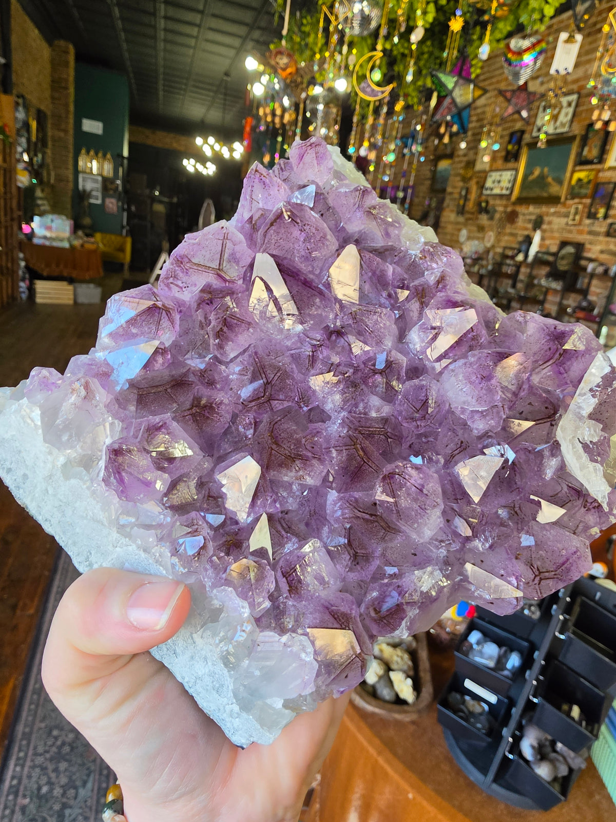 Included Amethyst Cluster