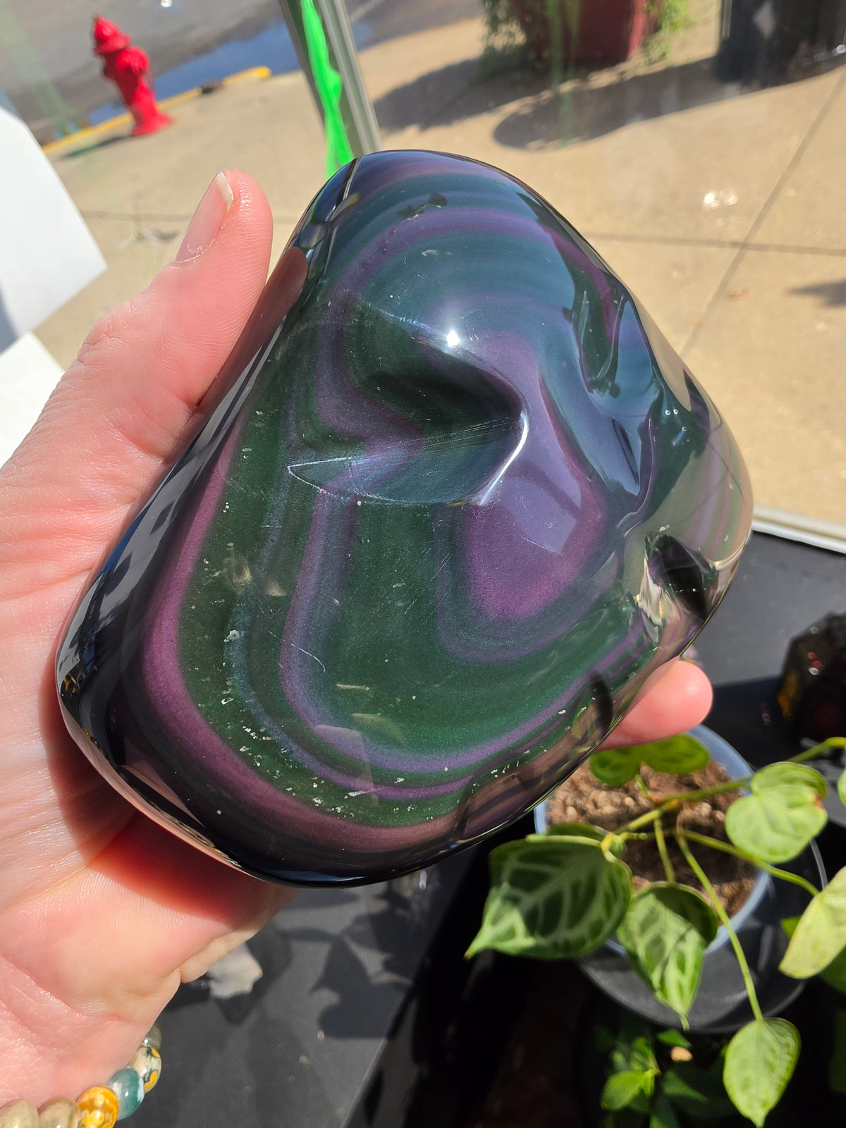 Rainbow Obsidian Freeform