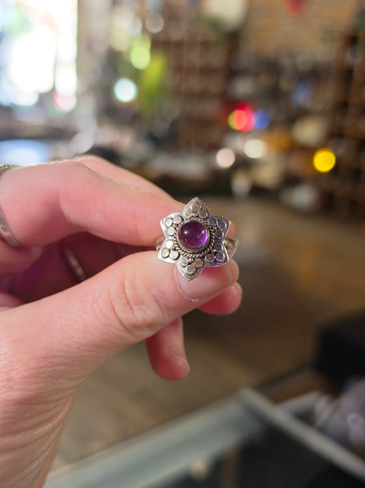 Amethyst Ring Size 8
