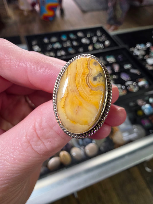 Australian Crazy Lace Agate Size 7.5