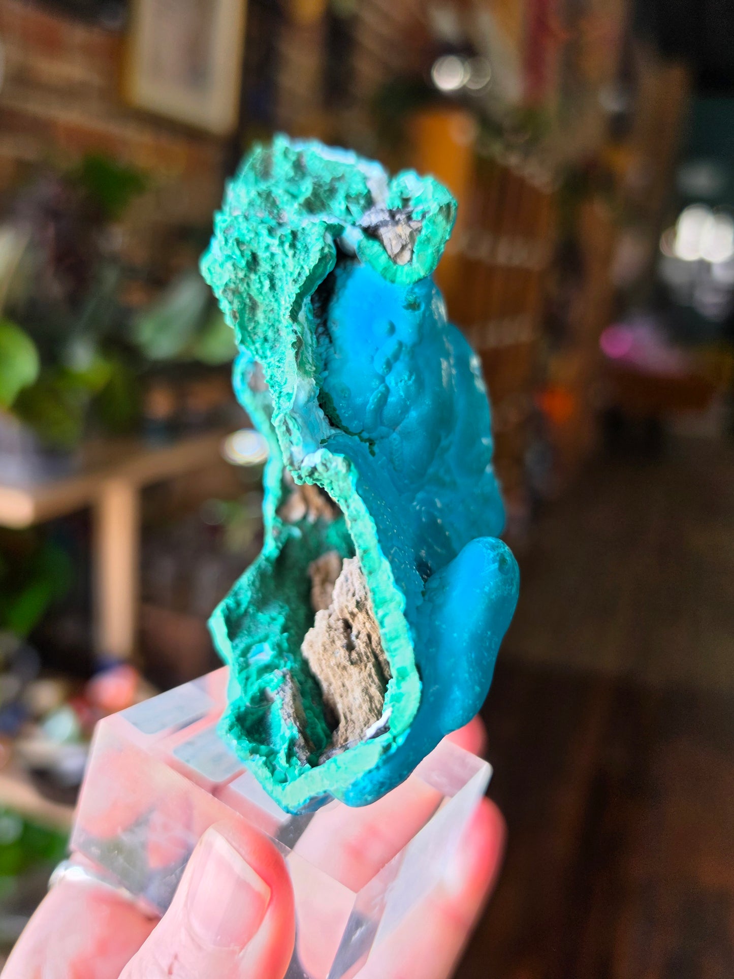 Chrysocolla and Malachite Specimen