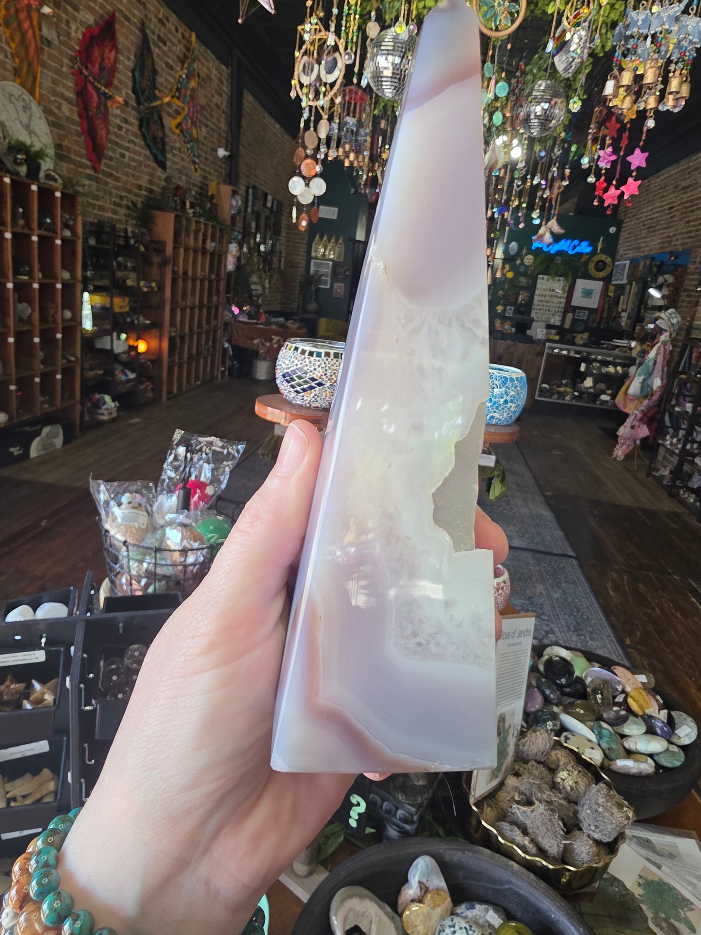 Brazilian Agate Tower