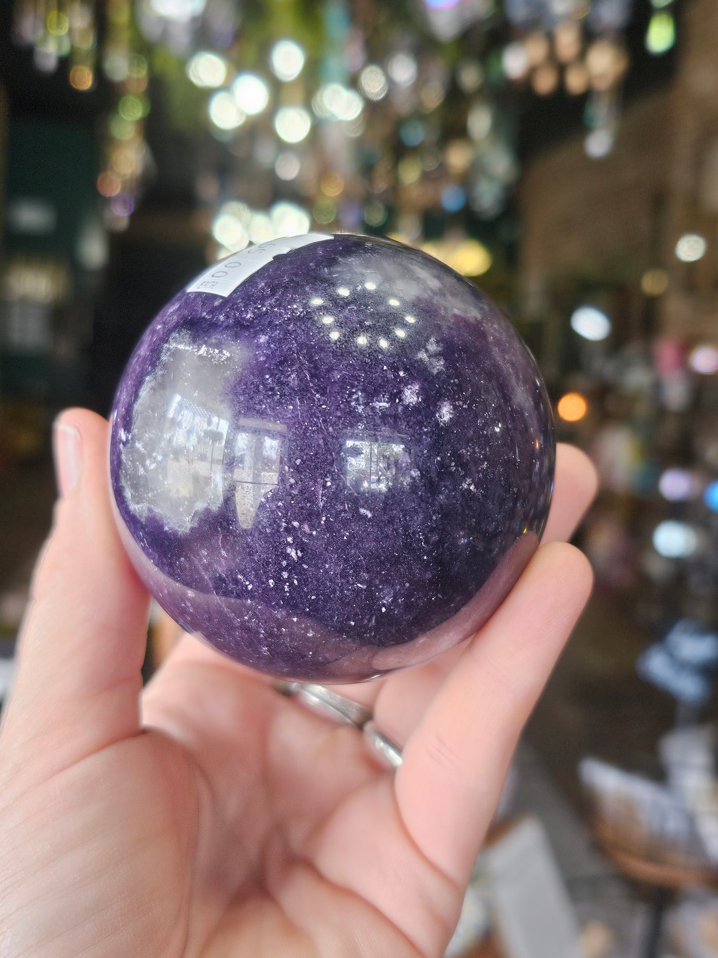 Lepidolite Sphere