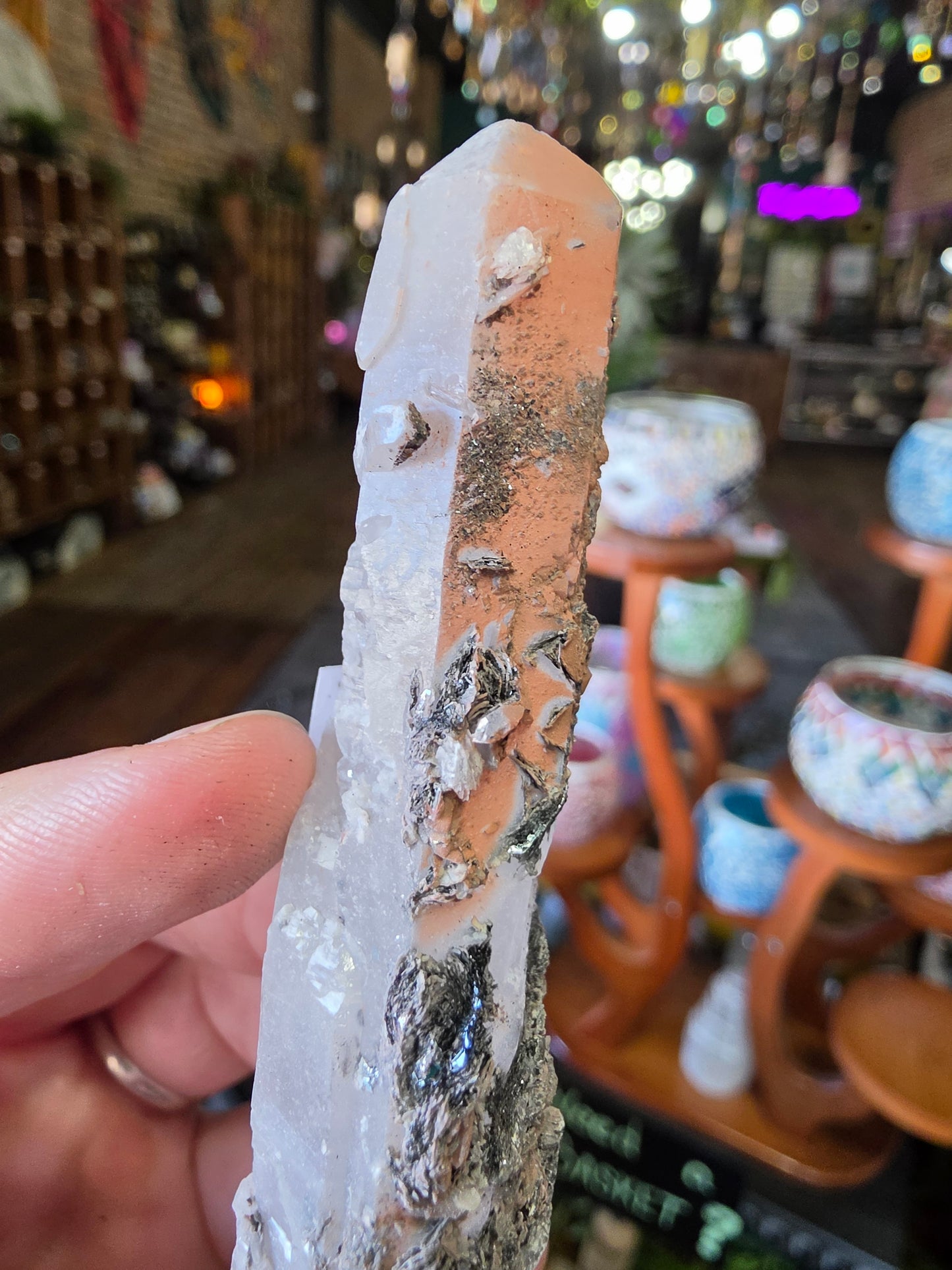 Specular Hematite on Quartz