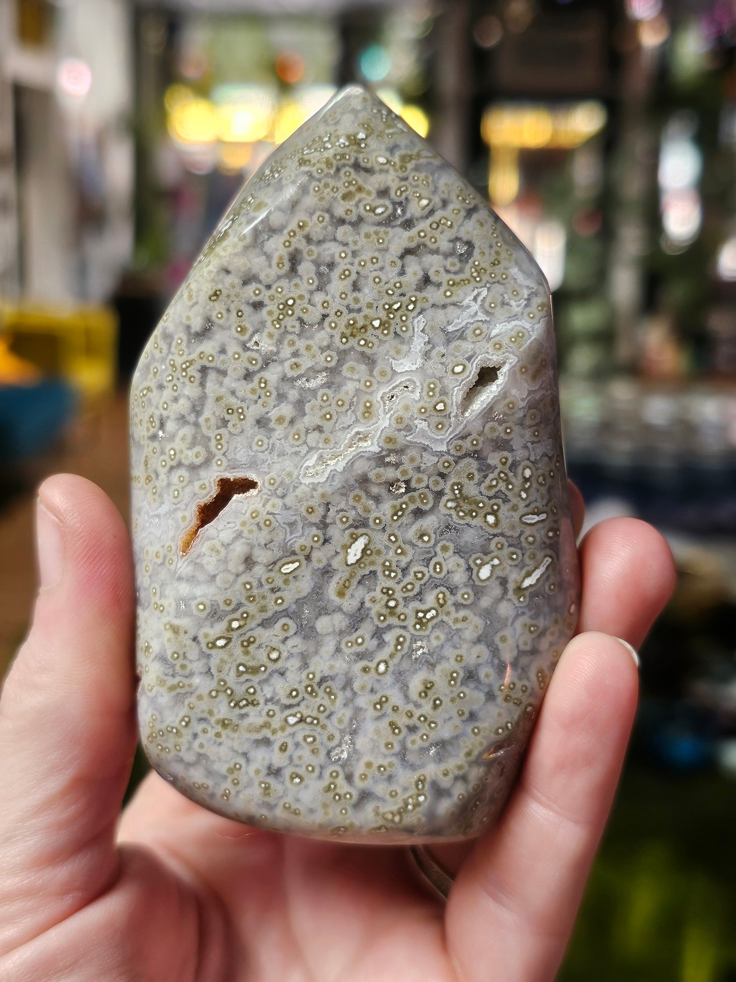 Orbicular Jasper Flame