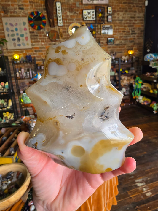 Dendritic Agate Flame