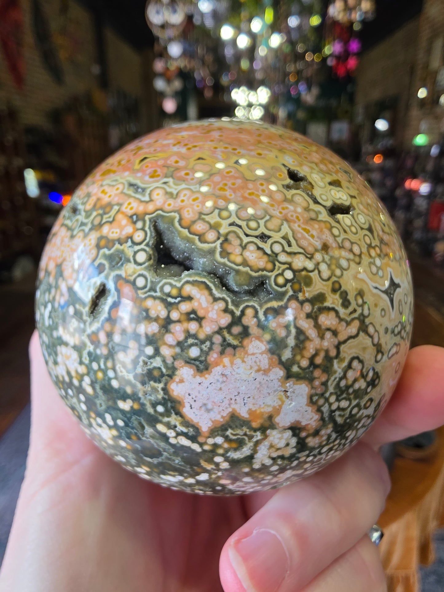 Ocean Jasper Sphere