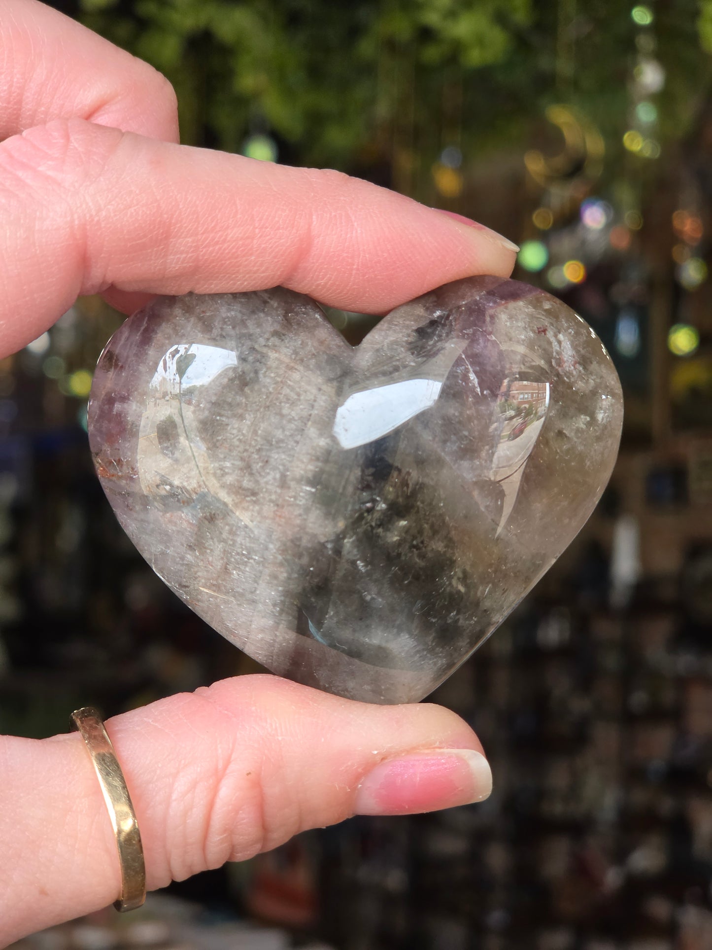 Included Amethyst Heart