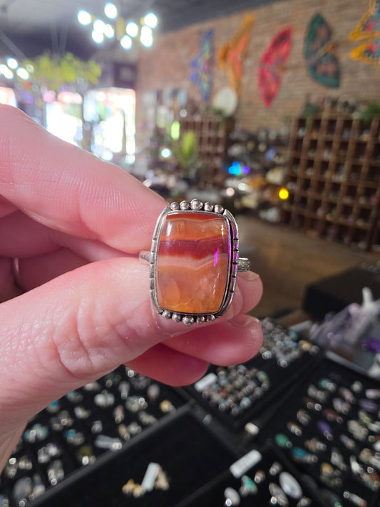 Carnelian Ring Size 8